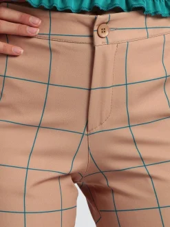 Lumina Pantaloni classici a quadri