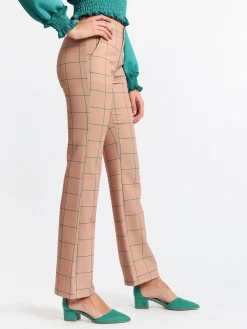 Lumina Pantaloni classici a quadri