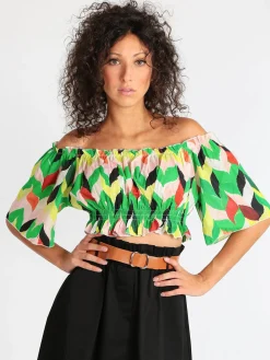 Lumina Top donna corto