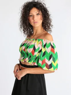 Lumina Top donna corto