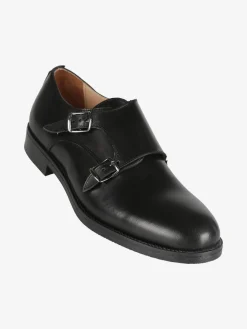 Made In Italy Mocassini in pelle uomo con fibbie
