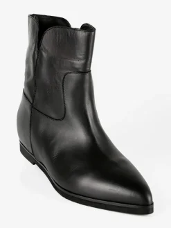 Made In Italy Stivaletti in pelle donna a punta