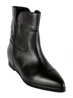 Made In Italy Stivaletti in pelle donna a punta