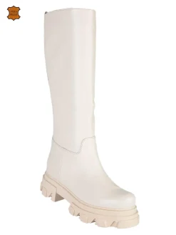 Made In Italy Stivali in pelle chelsea da donna