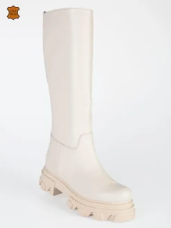Made In Italy Stivali in pelle chelsea da donna