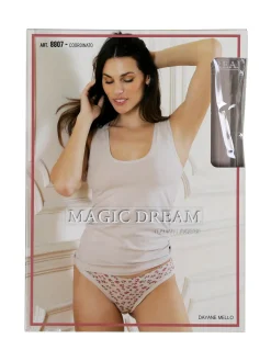 Magic Dream Coordinato donna intimo con top e slip - nero