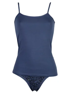 Magic Dream Coordinato intimo donna con top e slip - blu
