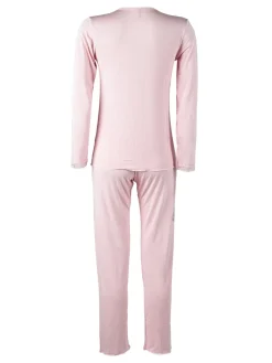 Magic Dream Pigiama lungo da donna con scollo a V e ricami