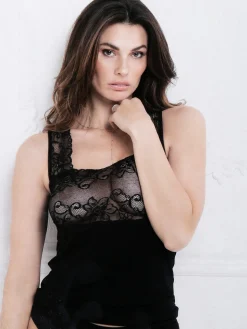 Magic Dream Top donna intimo in bamboo con pizzo