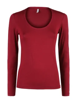 Magic Dream T-shirt donna a maniche lunghe - bordeaux