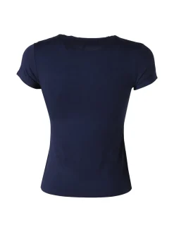 Magic Dream T-shirt intima donna manica corta in bamboo - blu scuro