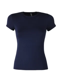 Magic Dream T-shirt intima donna manica corta in bamboo - blu scuro