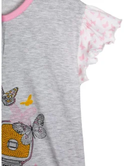 Magnolia Pigiama in cotone jersey con disegni