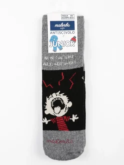 Malerba Calze antiscivolo bambino in caldo cotone con stampe