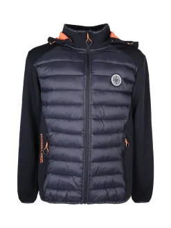 M.Angel Giubbino da uomo impermeabile con cappuccio e zip