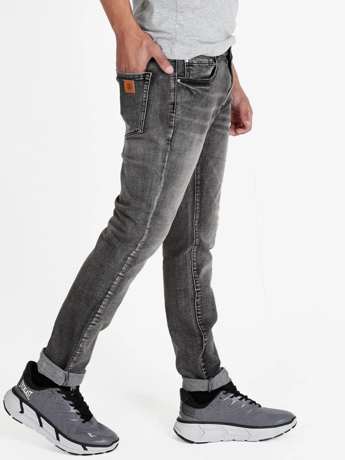 M.Angel Jeans da uomo grigio