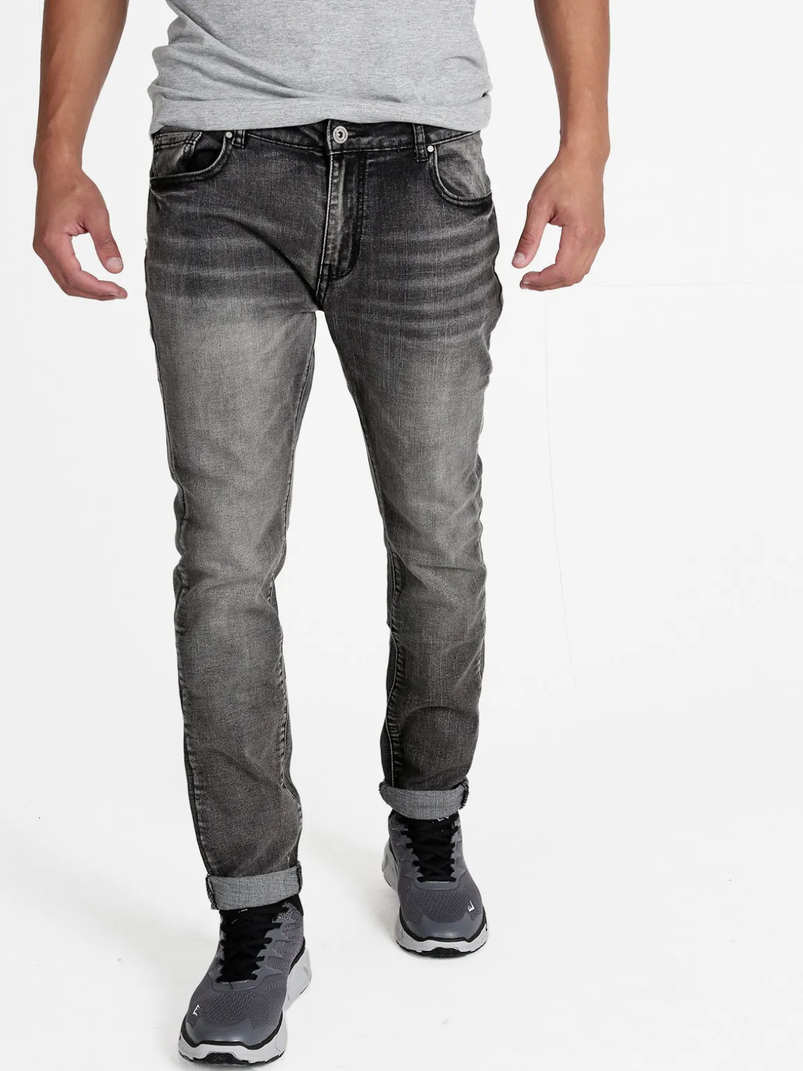M.Angel Jeans da uomo grigio
