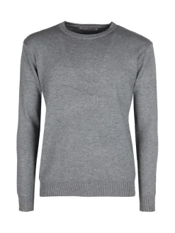 M.Angel Pullover girocollo da uomo misto lana