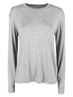 Manosque T-shirt donna a maniche lunghe - grigio
