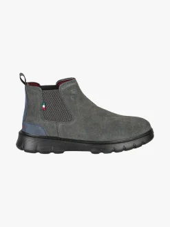 Marina Militare Stivaletti in pelle scamosciata da uomo - grigio scuro
