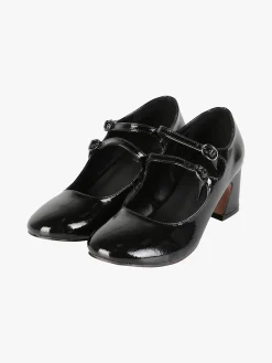 Martin Pescatore Scarpe donna Mary Jane con tacco e punta arrotondata