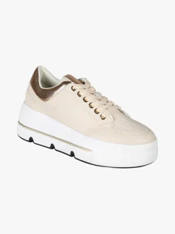 Martin Pescatore Sneakers donna stringate con platform - beige