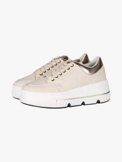 Martin Pescatore Sneakers donna stringate con platform - beige
