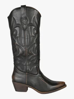 Martin Pescatore Stivali donna texani con zip - moro