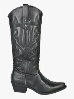 Martin Pescatore Stivali donna texani con zip - nero