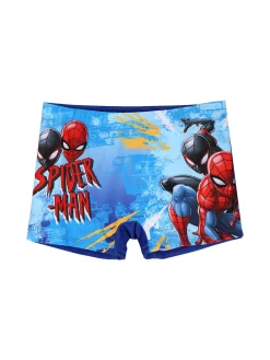 Marvel Spider-Man Boxer da mare da bambino con stampa - blu