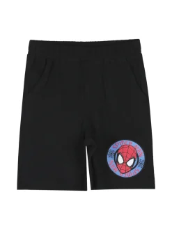 Marvel Spider-Man Completo corto da bambino in cotone con t-shirt e bermuda - rosso