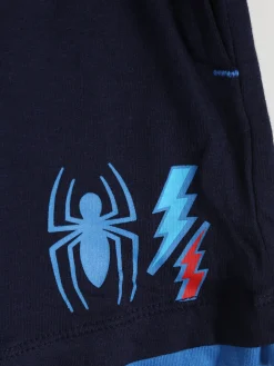 Marvel Spider-Man Completo corto da bambino con t-shirt e bermuda