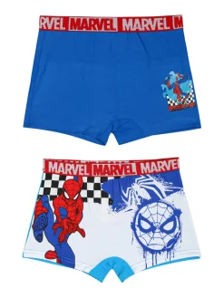 Marvel Spider-Man Confezione da 2 boxer da bambino con stampe