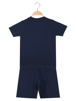 Marvel Spider-Man Pigiama corto da bambino in cotone con stampe - blu scuro