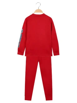 Marvel Spider-Man Pigiama lungo in caldo cotone da bambino con stampa