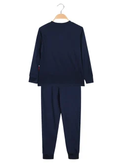 Marvel Spider-Man Pigiama lungo da bambino in cotone con stampa - blu scuro