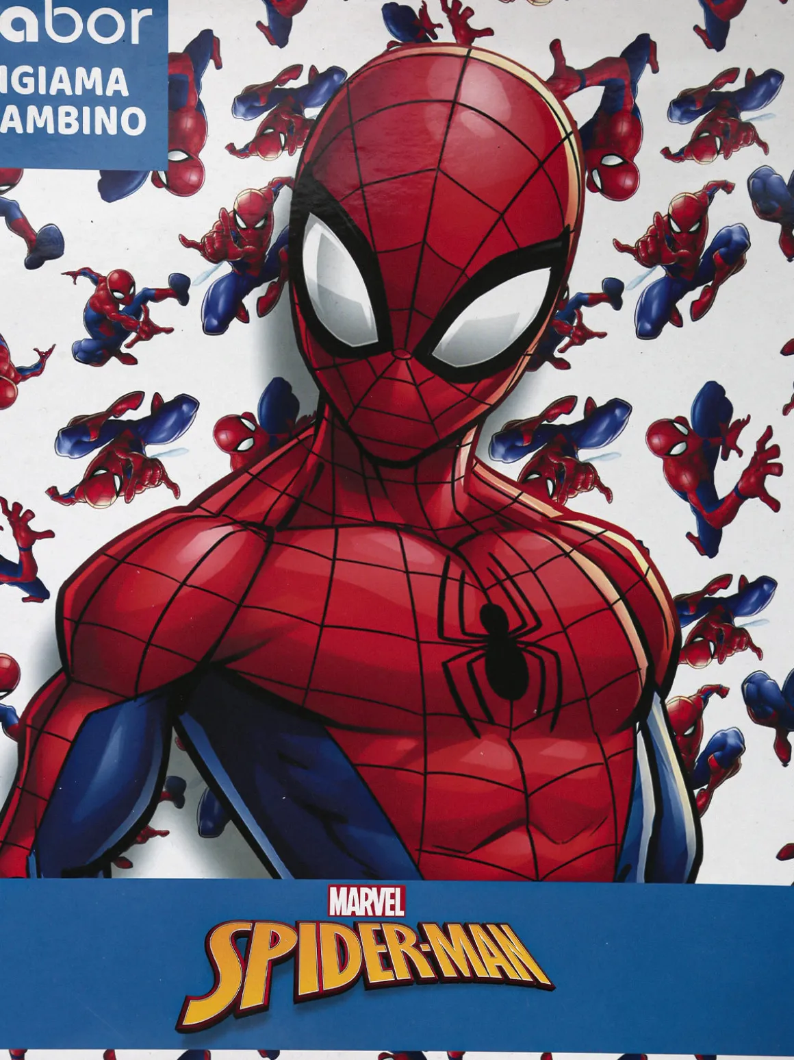 Marvel Spider-Man Pigiama lungo da bambino in cotone interlock