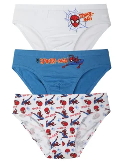 Marvel Spider-Man Set di 3 slip da bambino con stampe