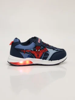 Marvel Spider-Man Sneakers da bambino con strappo e luci - multicolore