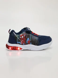 Marvel Spider-Man Sneakers sportive da bambino con strappo e luci - multicolore