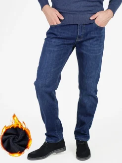Mastino Jeans da uomo regular fit con interno in pile
