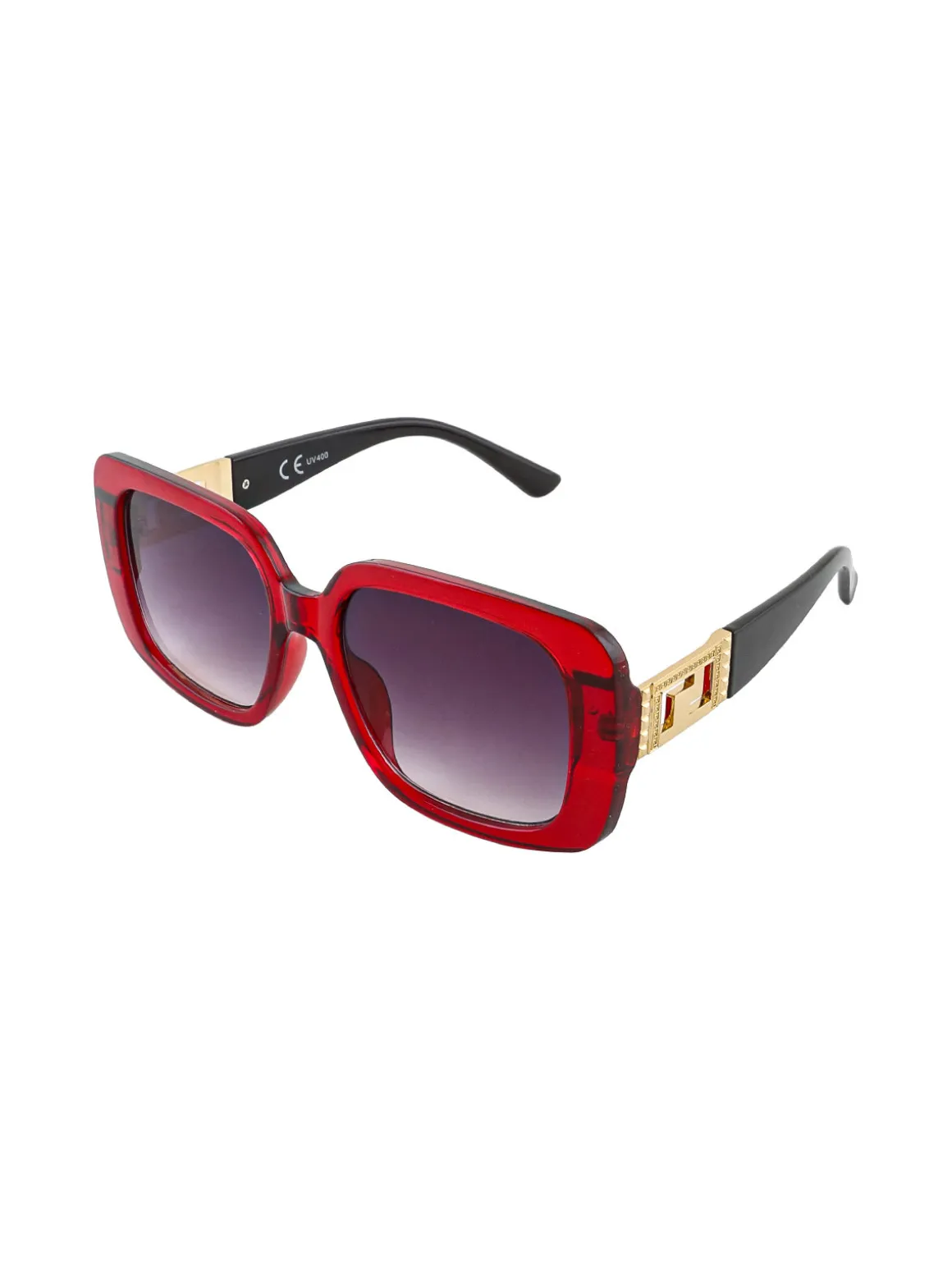 Max Air Occhiali da sole da donna quadrati - rosso