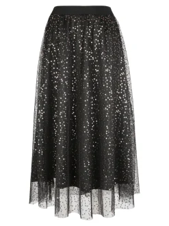 Max Chic Gonna con tulle e paillettes