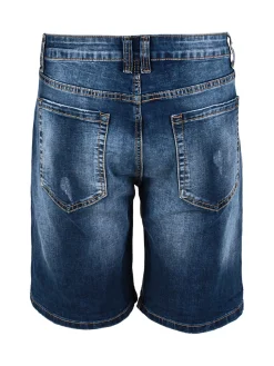 Max & Liu Bermuda da uomo in jeans con strappi