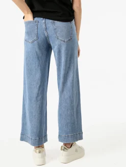Max & Liu Jeans donna a gamba larga - jeans