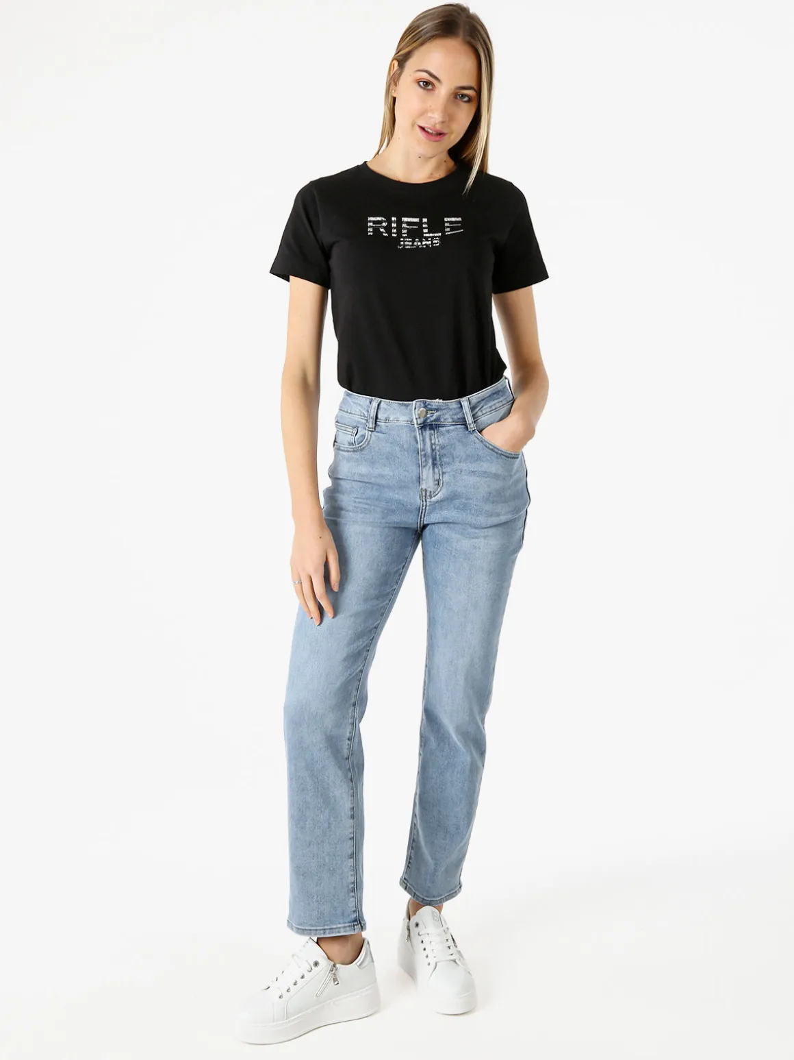 Max & Liu Jeans donna regular fit a vita alta - jeans