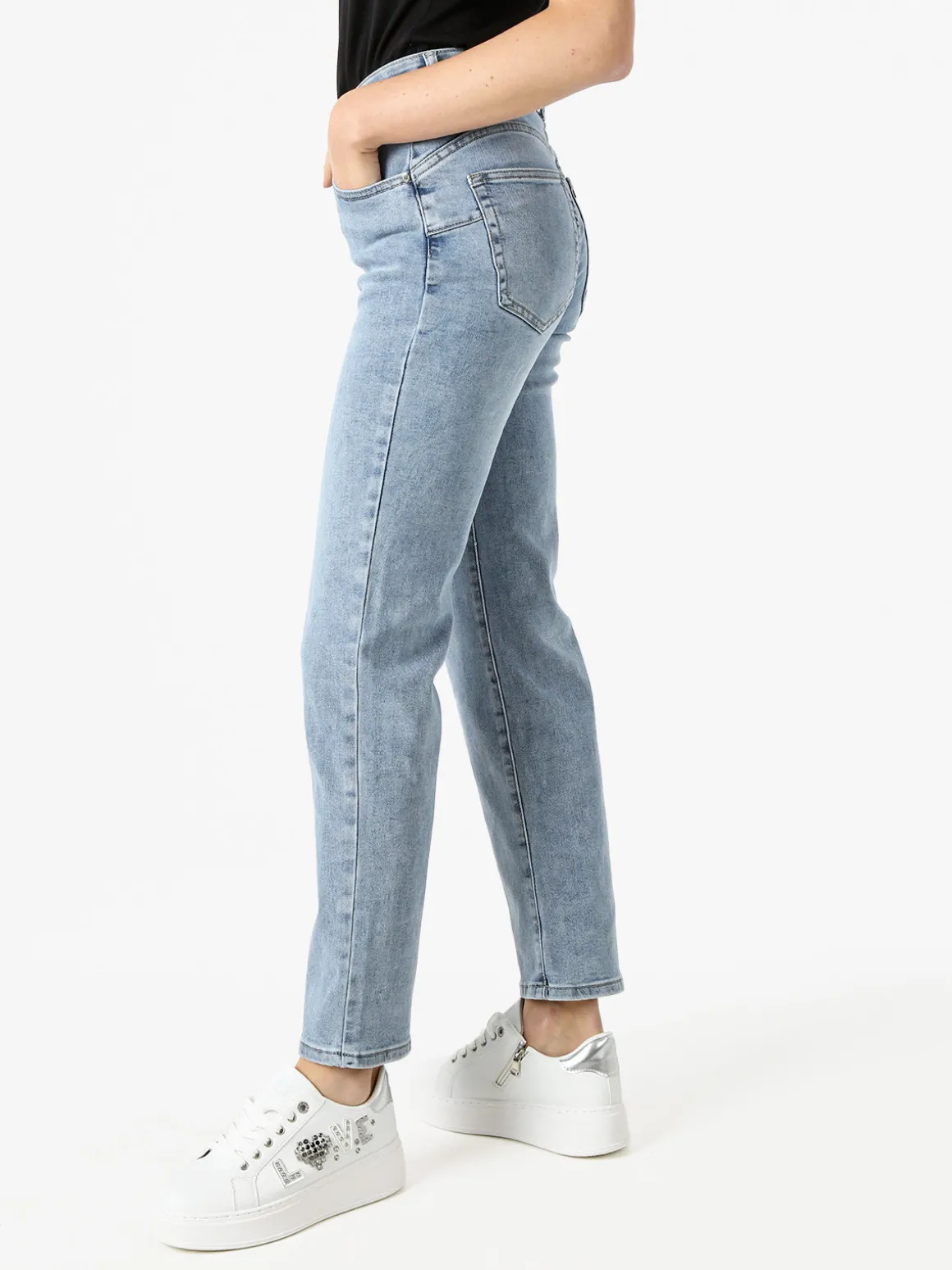 Max & Liu Jeans donna regular fit a vita alta - jeans