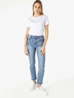 Max & Liu Jeans donna slim fit a vita alta taglie grandi- jeans