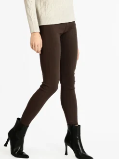 Max & Liu Jeggings elasticizzati donna felpati