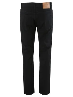 Max & Liu Pantaloni casual da uomo in cotone taglie grandi - nero